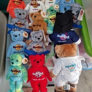 Hard Rock teddy bears